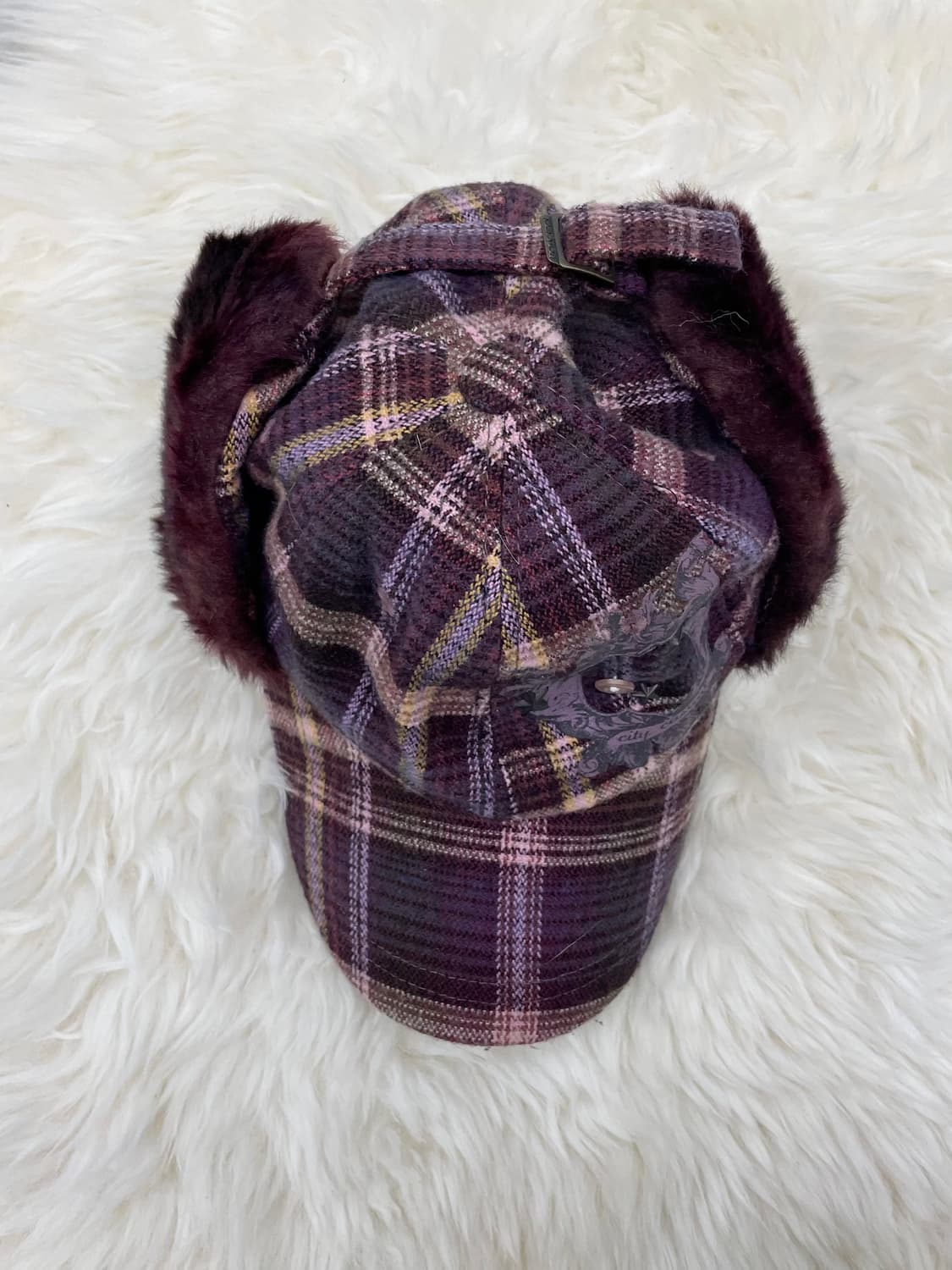 보이런던 체크 패치 트루퍼햇 *레어 상품이미지9