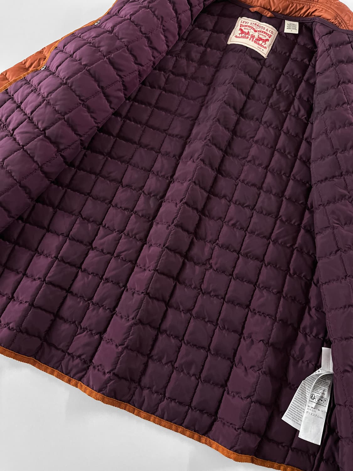 리바이스 번트 오렌지 퀼팅 자켓 상품이미지9