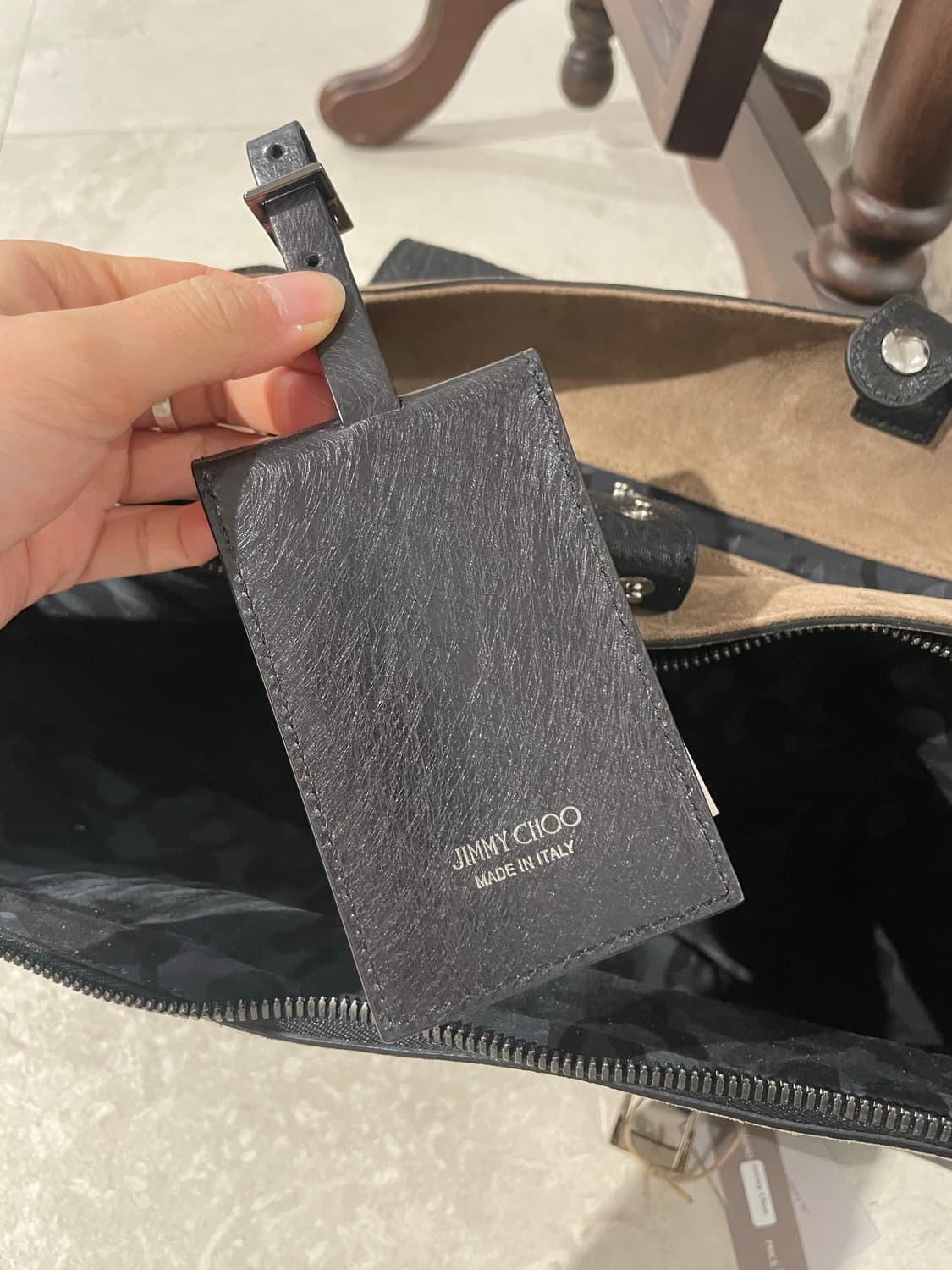 [풀구성/정품] 지미추(Jimmy Choo) 스웨이드 레더 멀티 백팩 상품이미지7