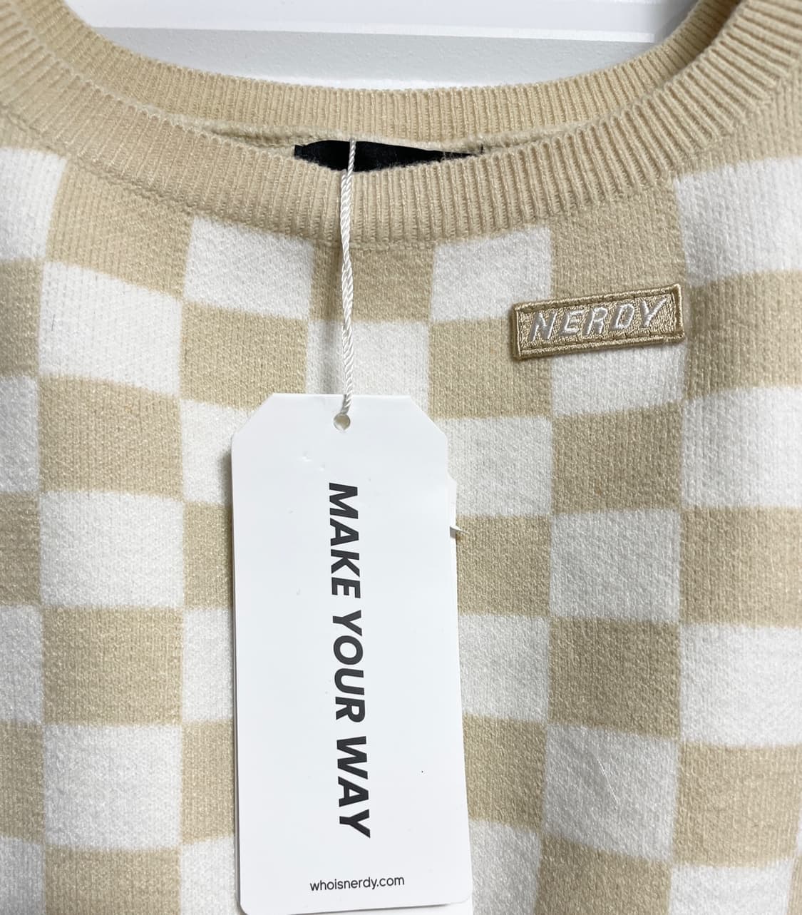 널디 니트 크롭탑 새상품 상품이미지6