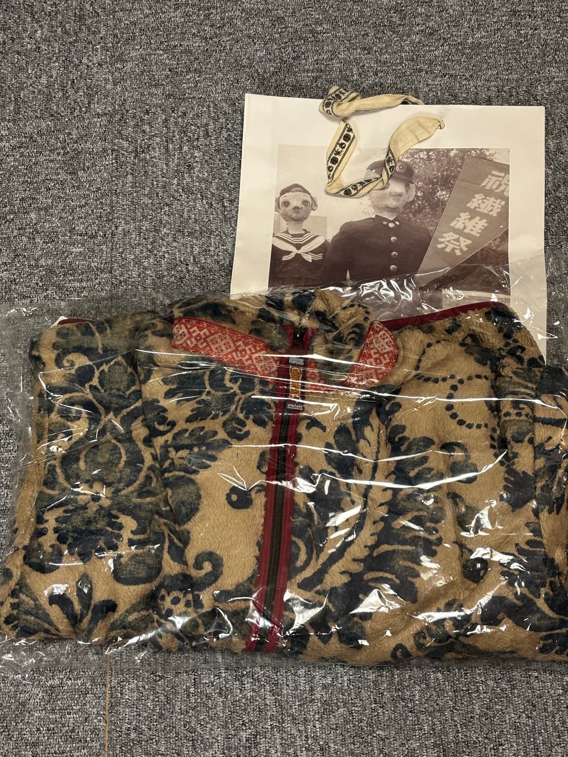 캐피탈 다마스크 패턴 플리스 후리스 상품이미지3