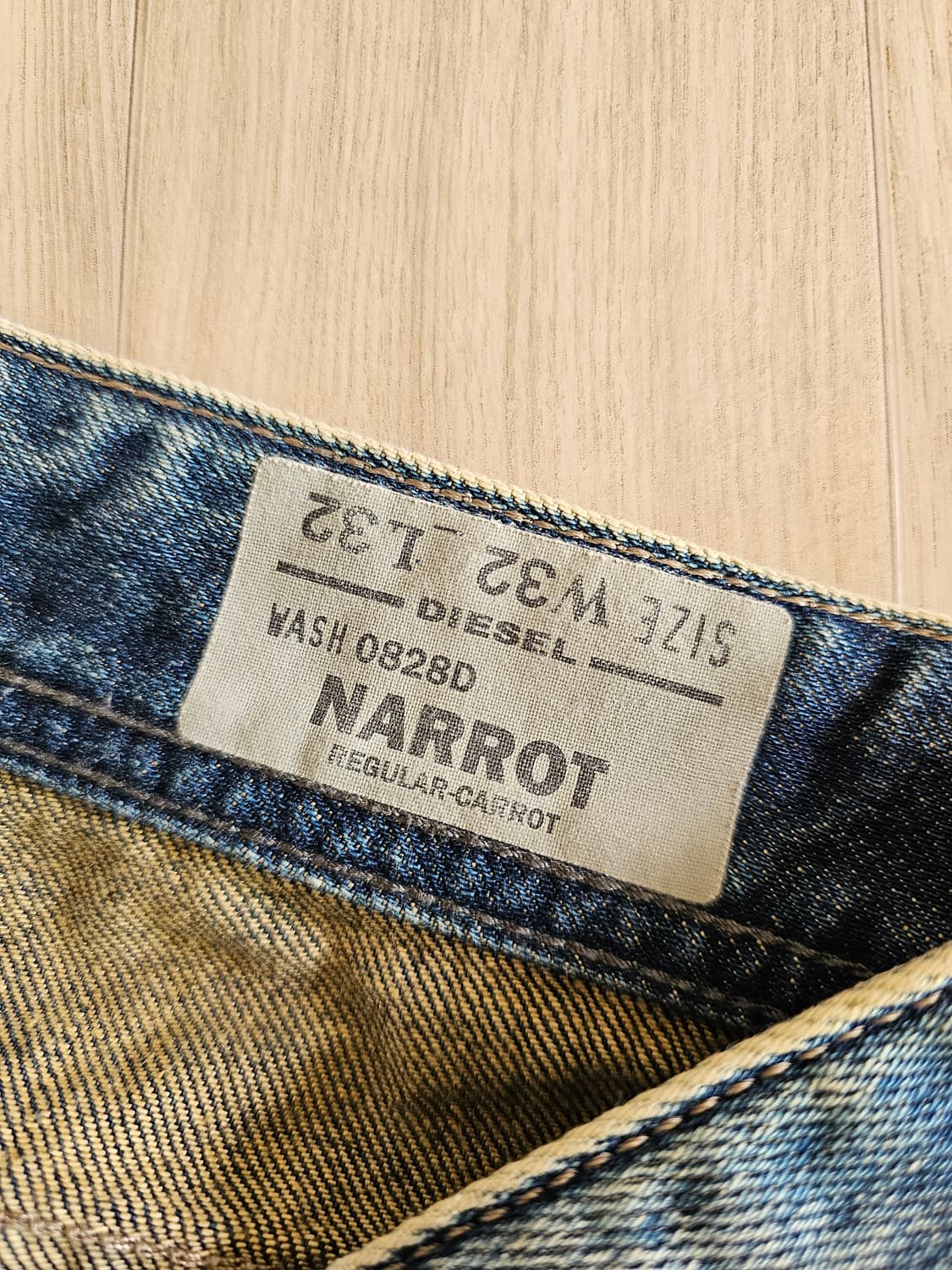 디젤 Narrot 워싱 청바지 W32 L32 상품이미지6