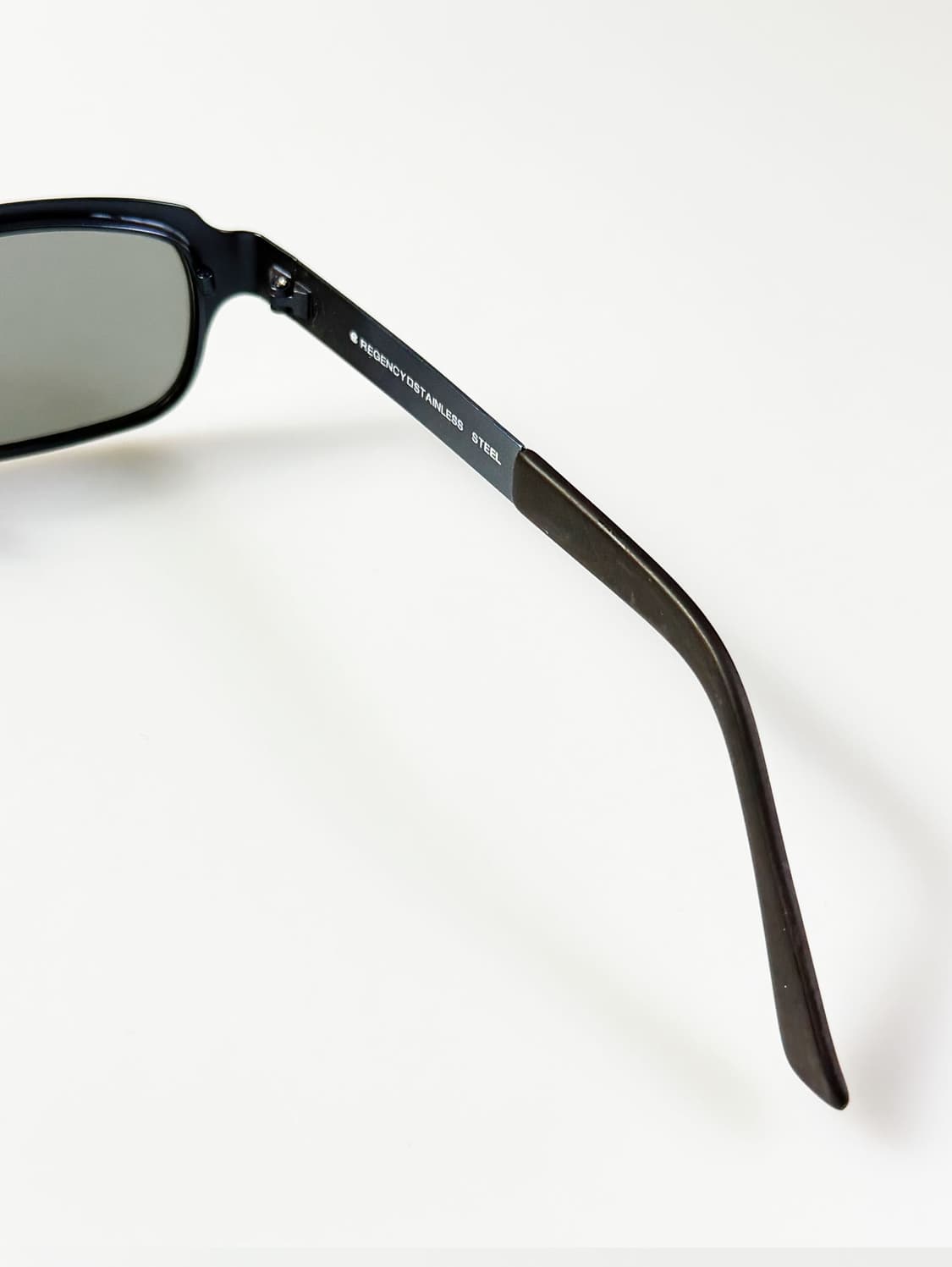 90s REGENCY 블루 메탈릭 스퀘어 빈티지 선글라스 상품이미지6