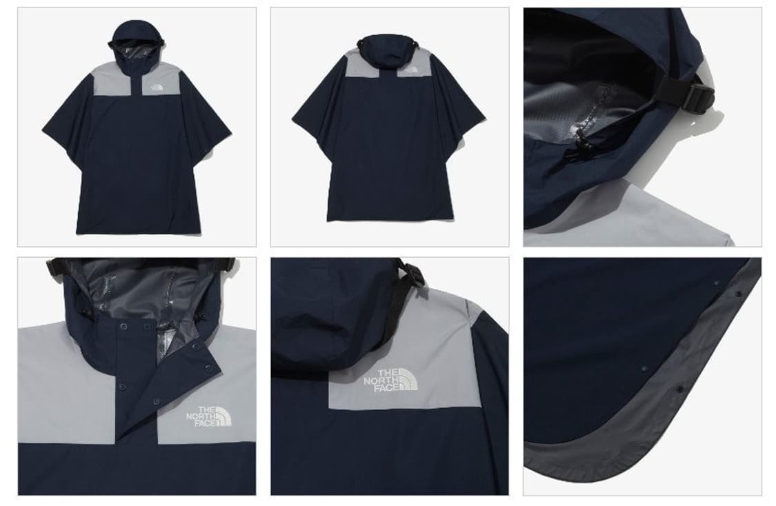 노스페이스 The North Face 캠핑 판초 우의 M 상품이미지3