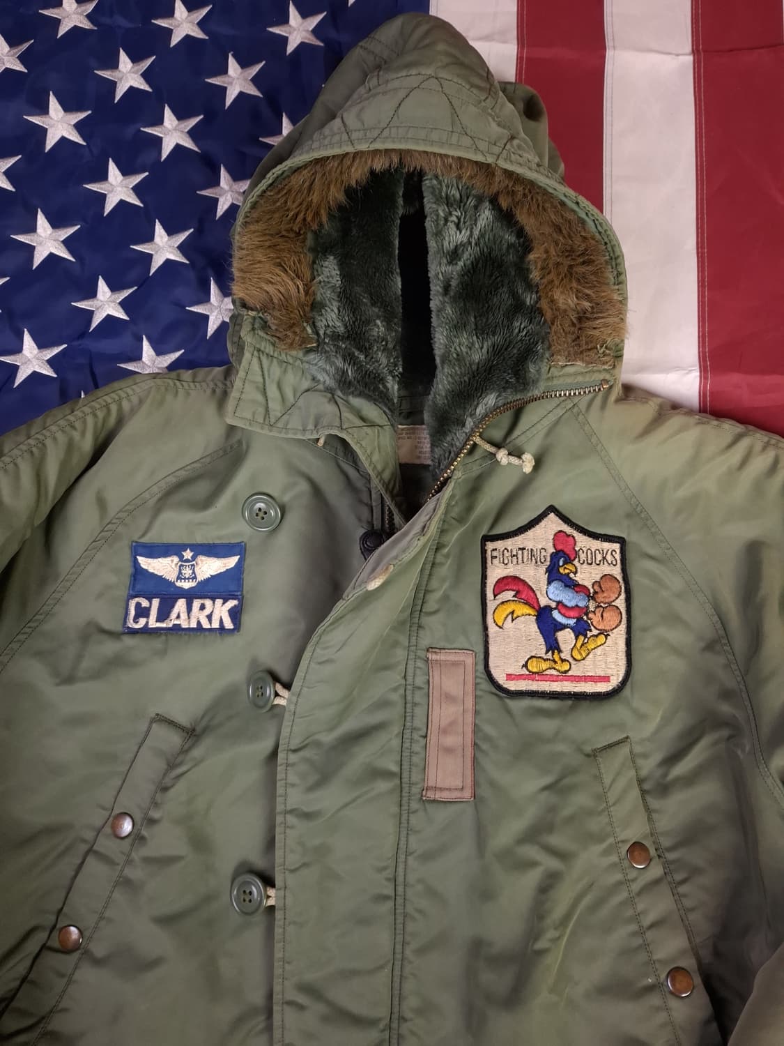 오리지날 휴스턴 미공군 N-3B 파카 상품이미지2