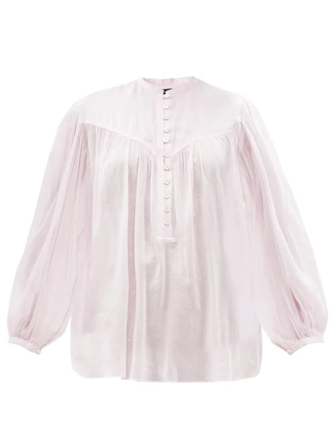 정품 이자벨마랑 킬레이디아 블라우스 연핑크 상품이미지4