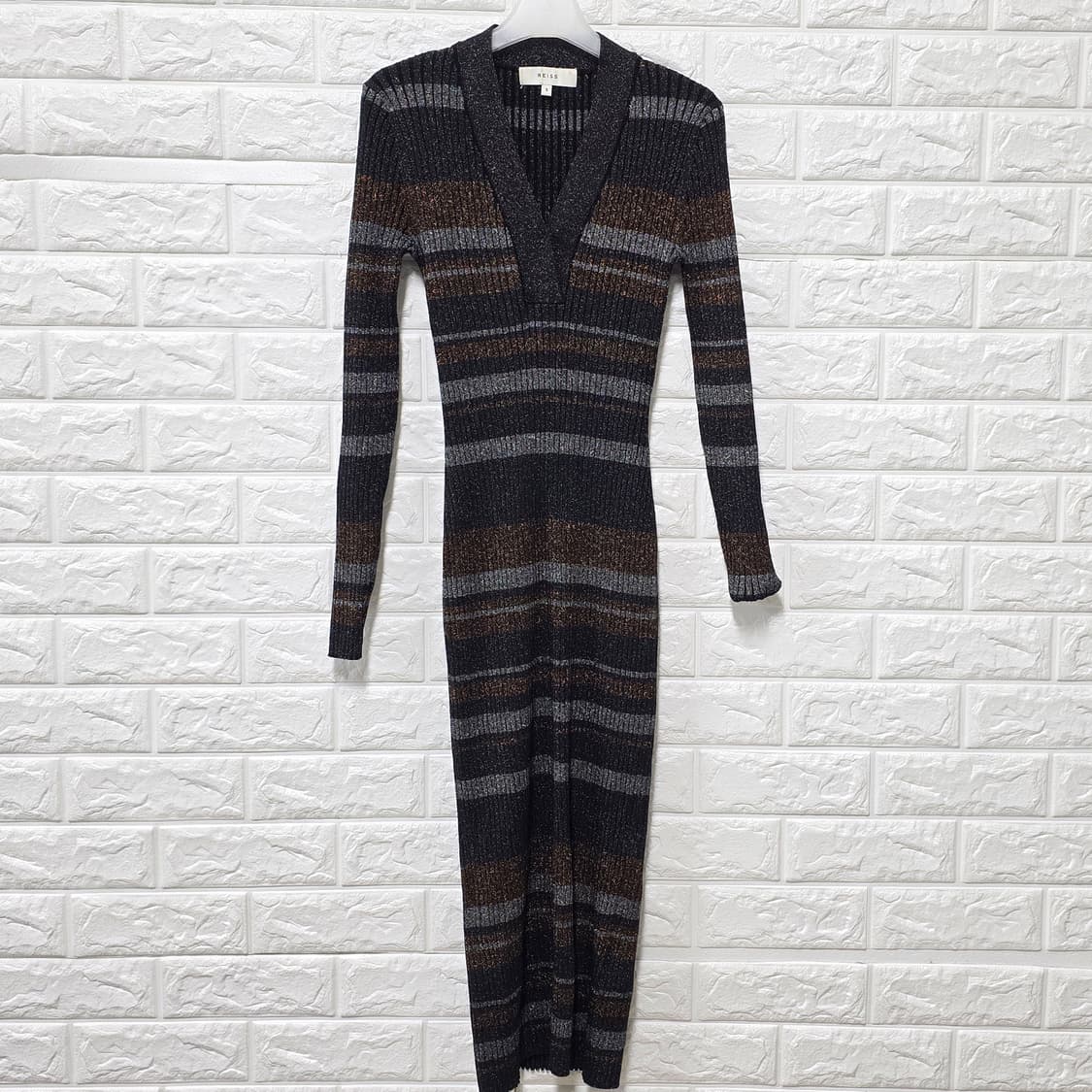 택포// 리스Reiss 미시룩 니트 롱 원피스 S 상품이미지1