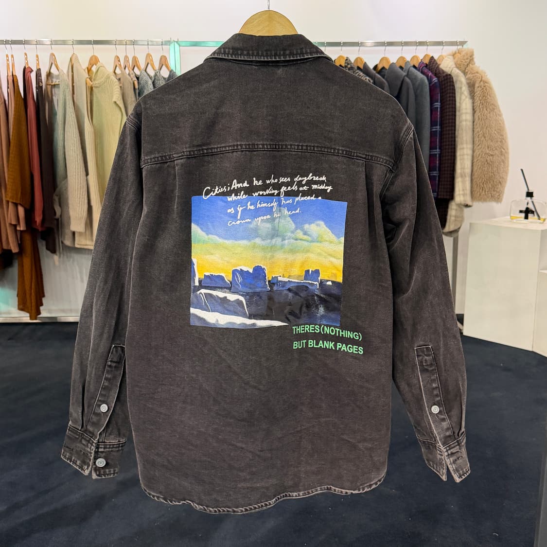 [95] 타임옴므 x 이경돈 데님 셔츠자켓 상품이미지1