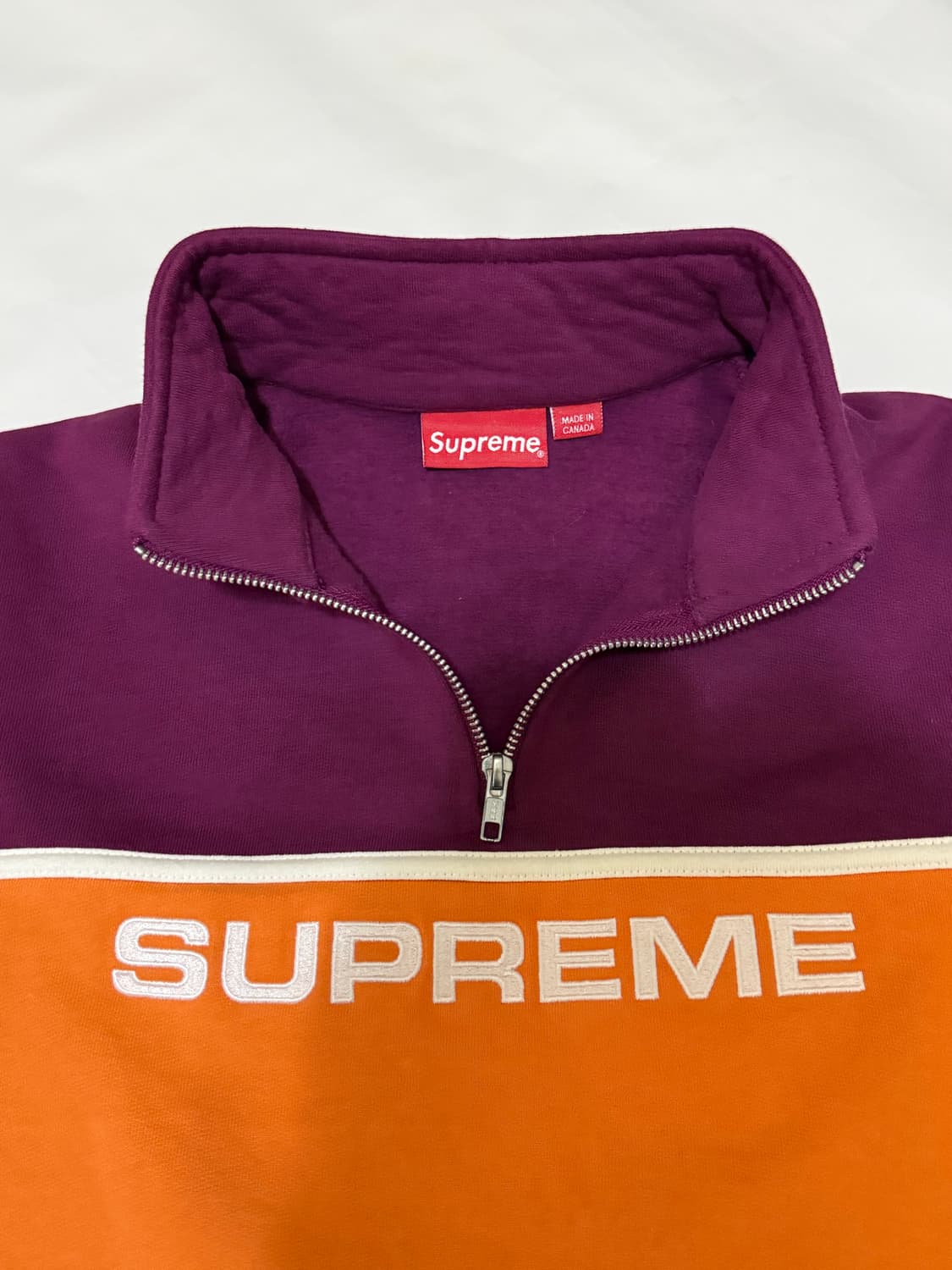 SUPREME 슈프림 투톤 하프 집업 M 상품이미지3