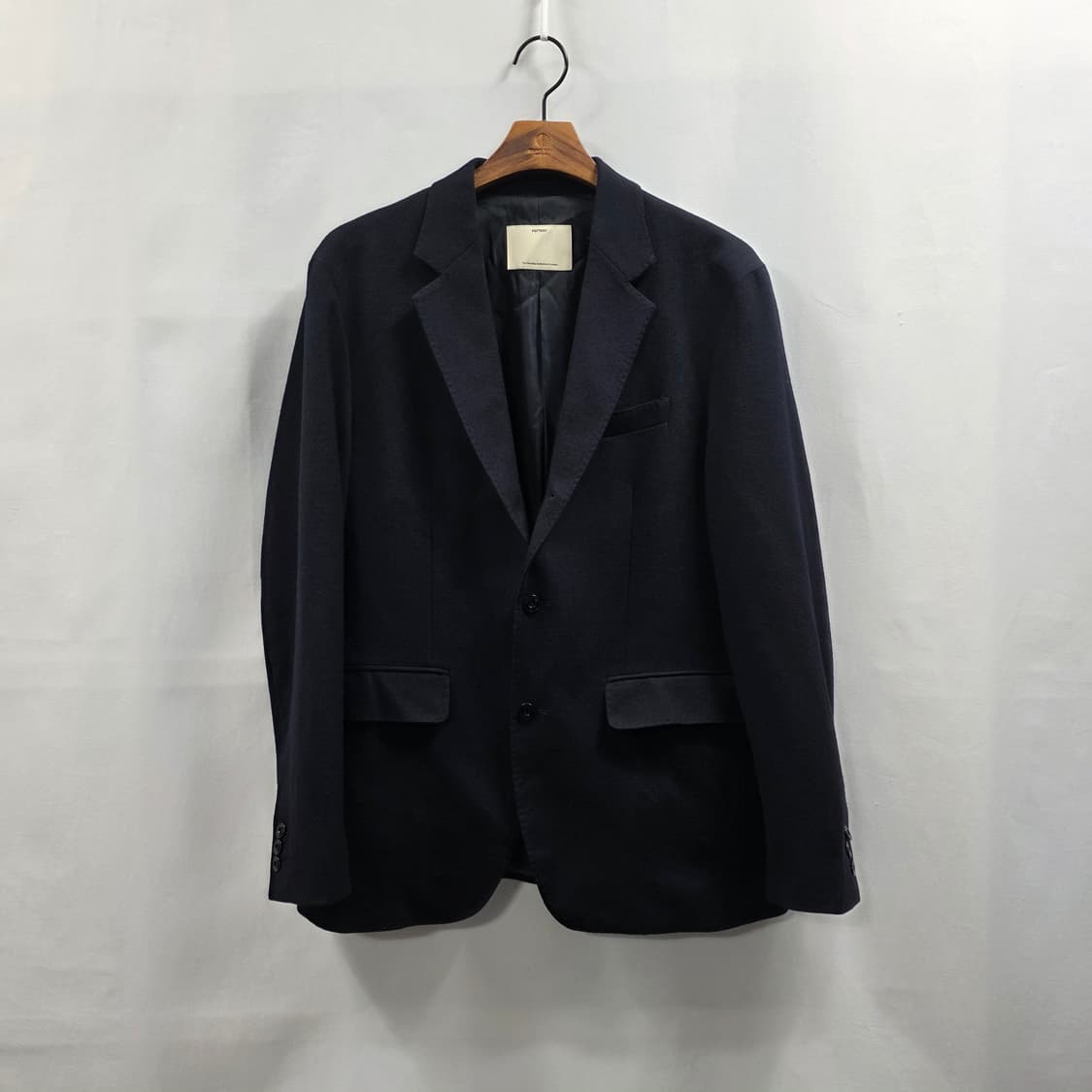 0777 포터리 POTTERY 울99% 네이비 자켓 블레이저 | 사이즈2 상품이미지1