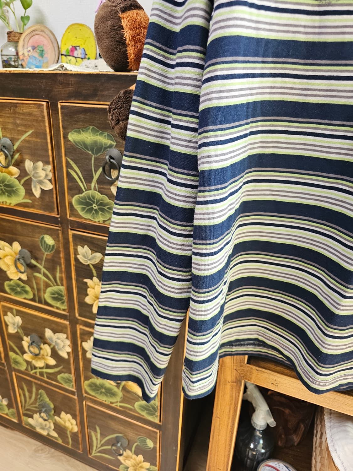 새거!! Addslow 스트라이프 긴팔티 0사이즈 애드슬로우 에드슬로우 상품이미지3