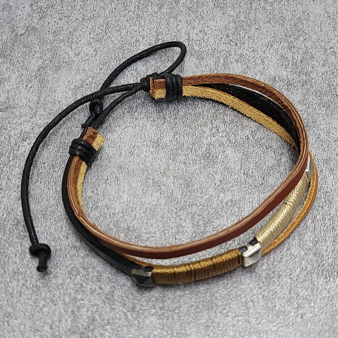 빈티지 가죽팔찌 세트 상품이미지2