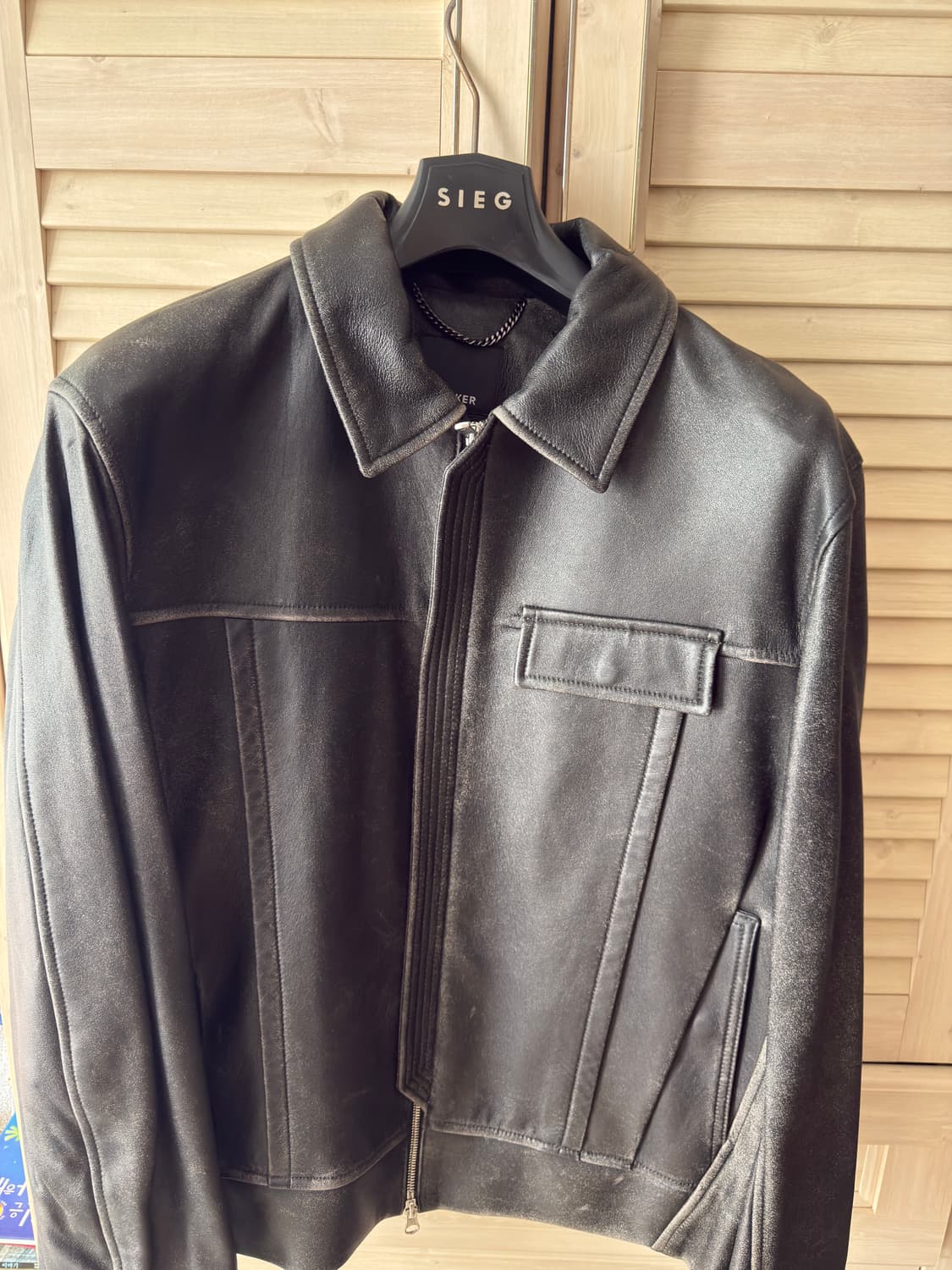 비이커 가죽자켓 판매 상품이미지1