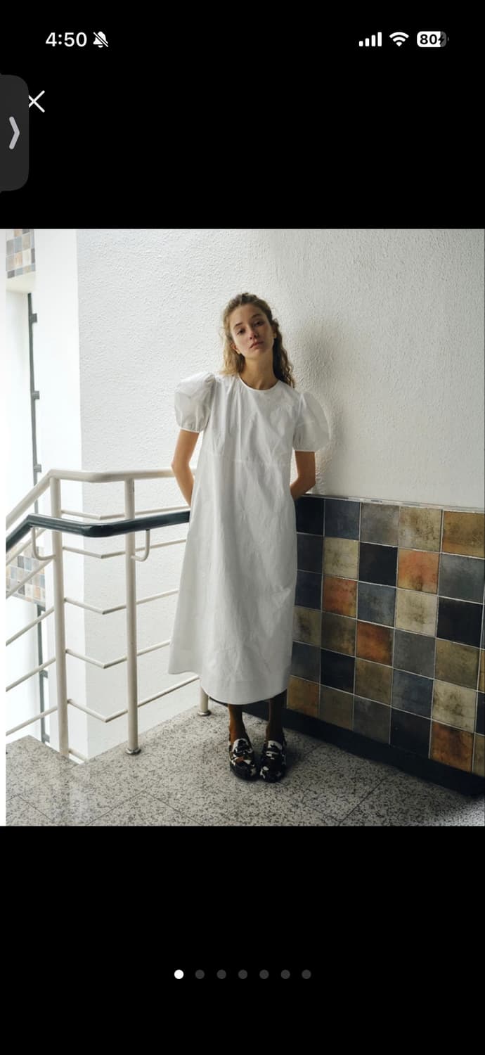 MAIS Embroidered Bell Sleeve Maxi Dress 상품이미지1