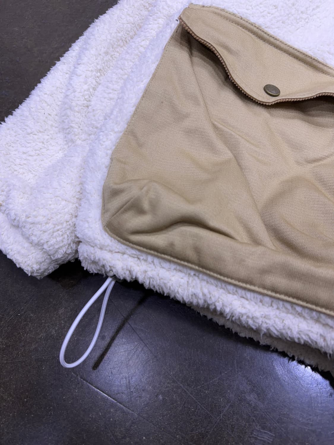 프리즘웍스 후리스 플리스 그리즐리 뽀글이 자켓 M 상품이미지8