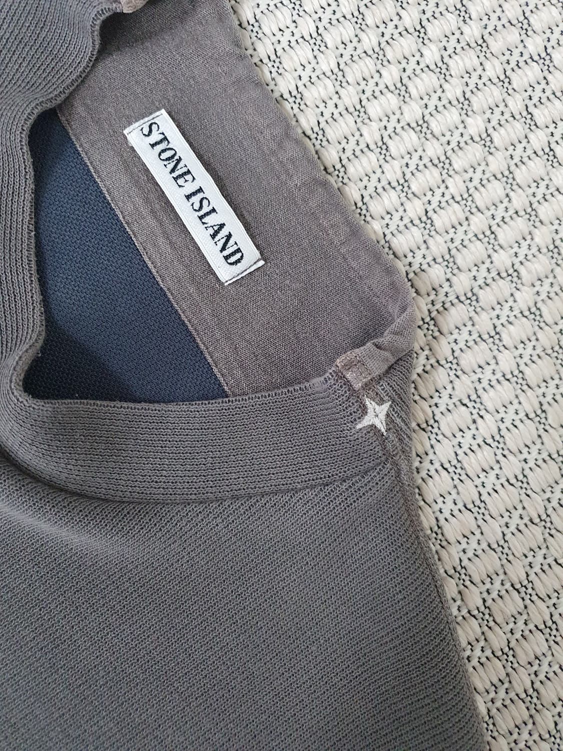 99AW 스톤 아일랜드 그린 엣지 니트  상품이미지8