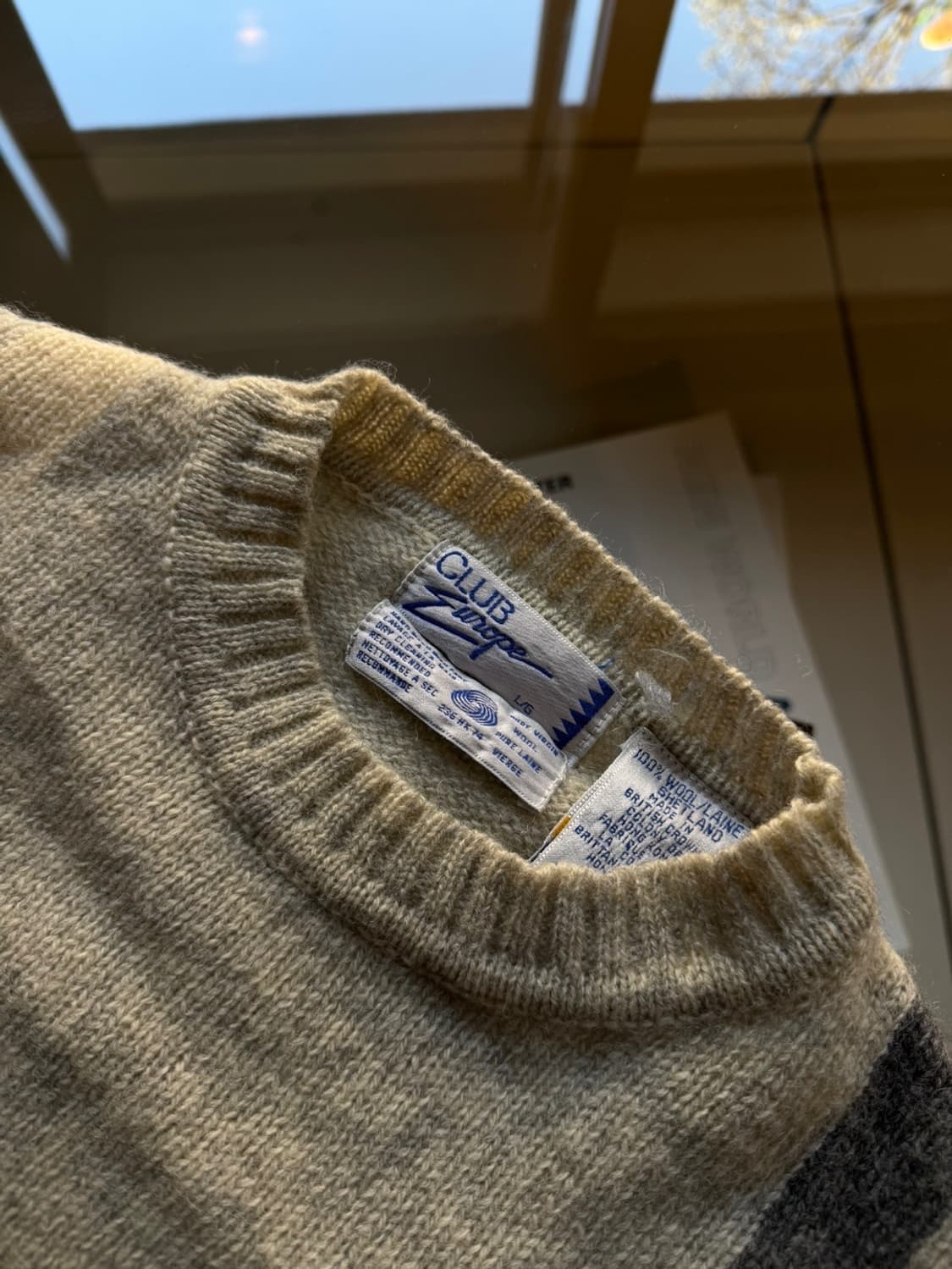 스코티쉬 셔틀랜드울 니트 100 상품이미지7