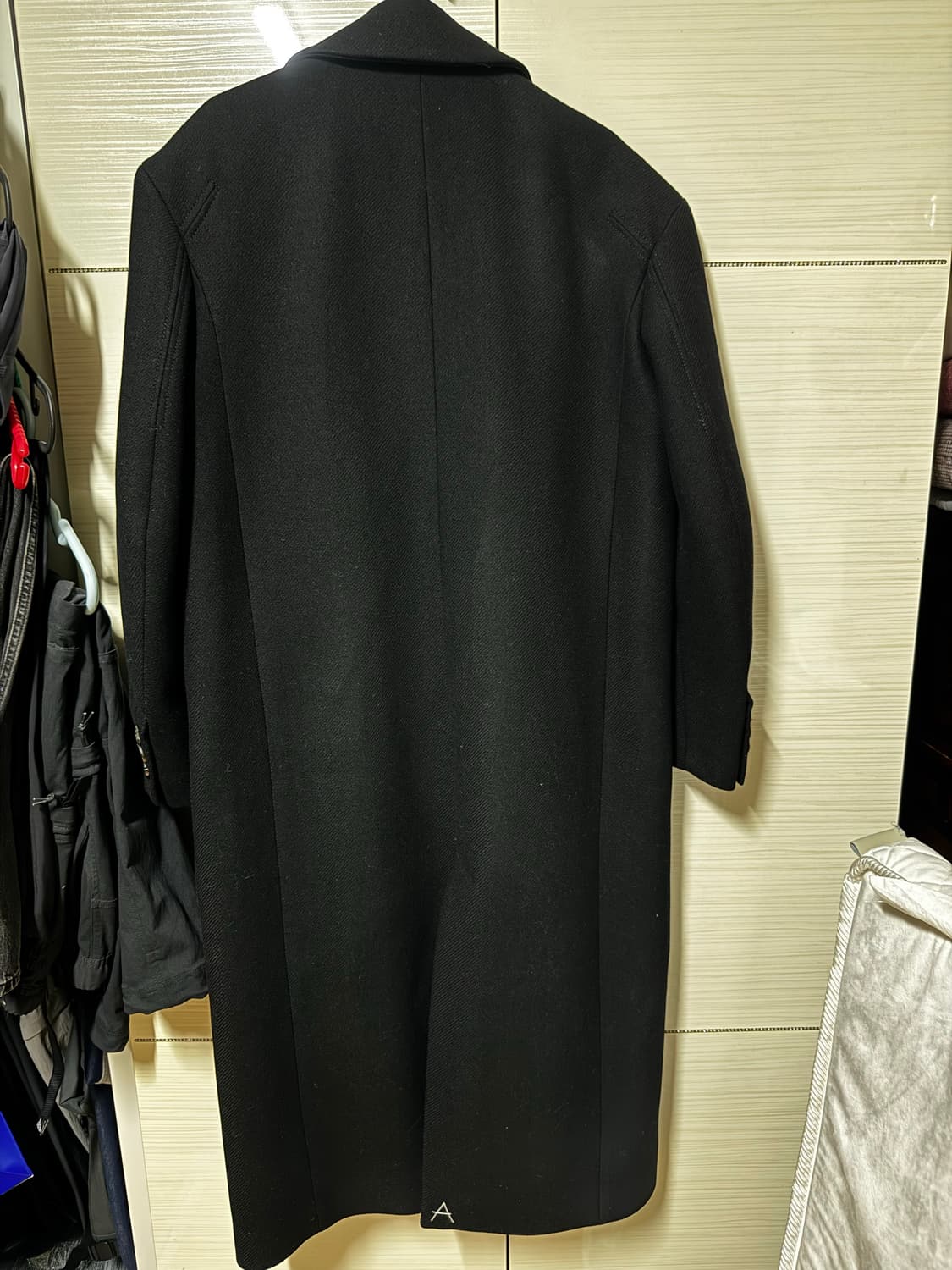 자라 x 아더에러 울 블렌드 오버사이즈 코트 블랙 상품이미지3