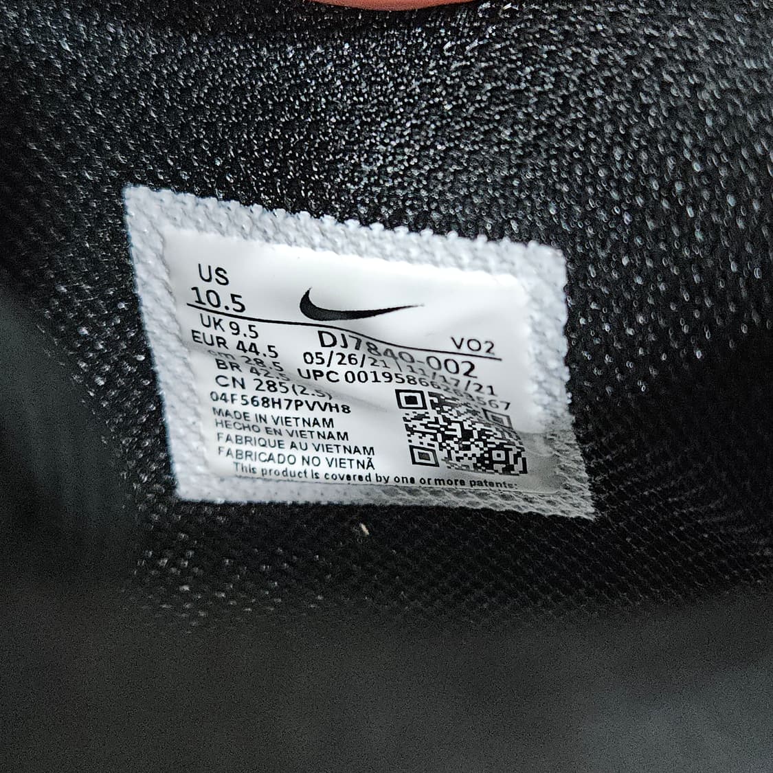 나이키 스투시 에어포스미드 블랙앤라이트본 285 상품이미지9