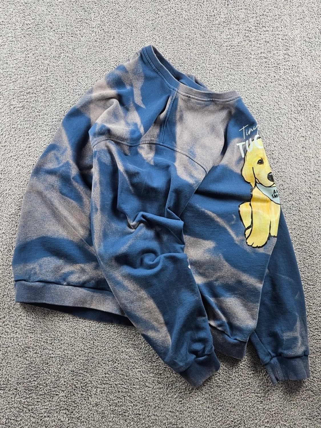 터커 버진 다잉 워시드 커스텀 맨투맨 스웻 셔츠 ( 3XL )/10954 상품이미지4