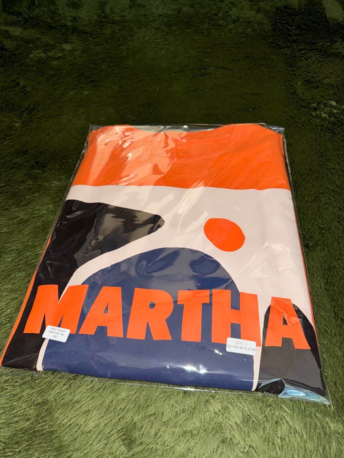 [M] 헤론프레스톤 Martha 그래픽 루즈 핏 티셔츠 오렌지 상품이미지10