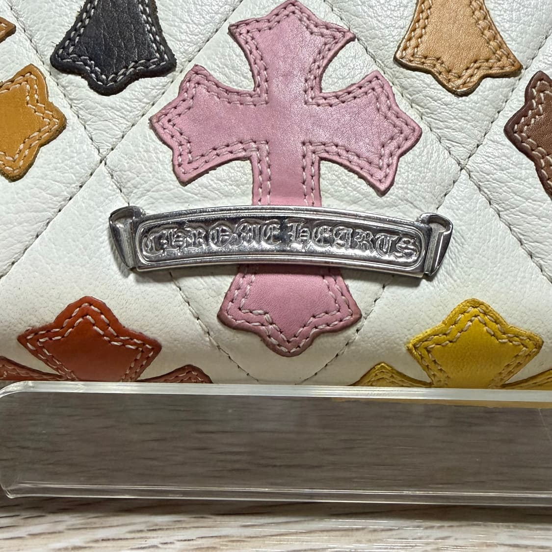 [정품/OS]크롬하츠 세메터리 멀티 크로스 패치 장지갑 화이트 상품이미지7