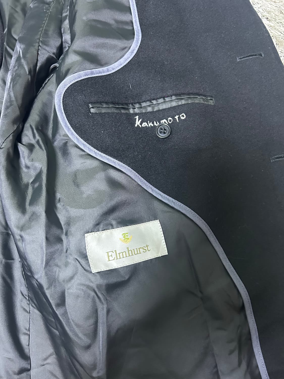 스코틀랜드제 크롬비 캐시미어100프로 코트 사이즈 105 상품이미지3