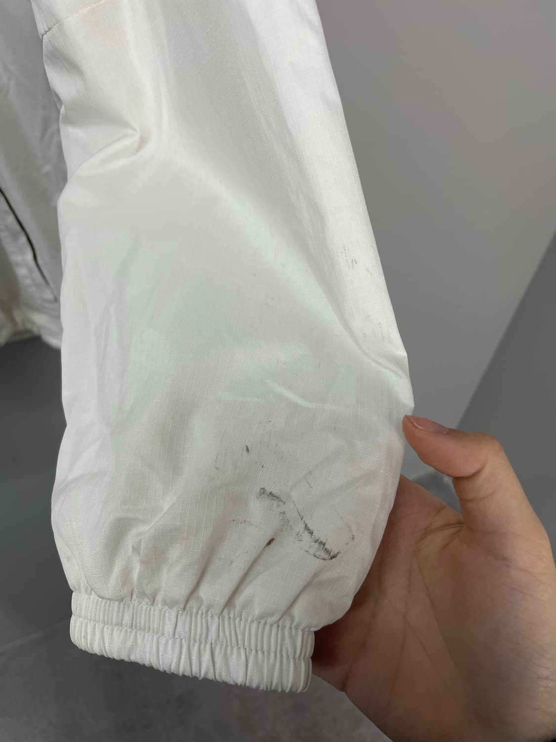 아디다스 화이트 바람막이 H748 상품이미지7
