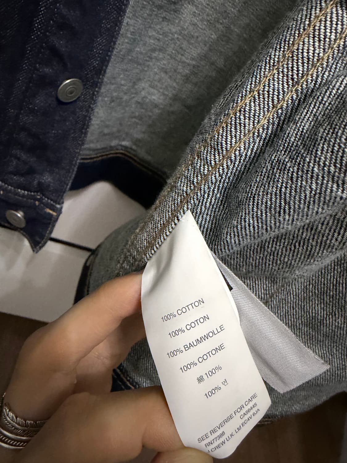 [L] 제이크루 Jcrew 빈티지 데님자켓 상품이미지7