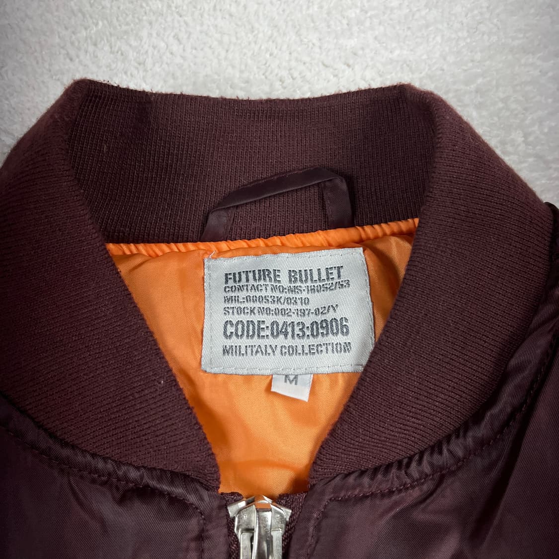 퓨처 불릿(Future Bullet)MA-1 항공자켓(실측확인) 상품이미지2