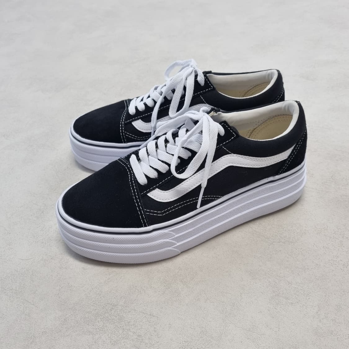 VANS 올드스쿨 쓰리솔 블랙 - 245 상품이미지3