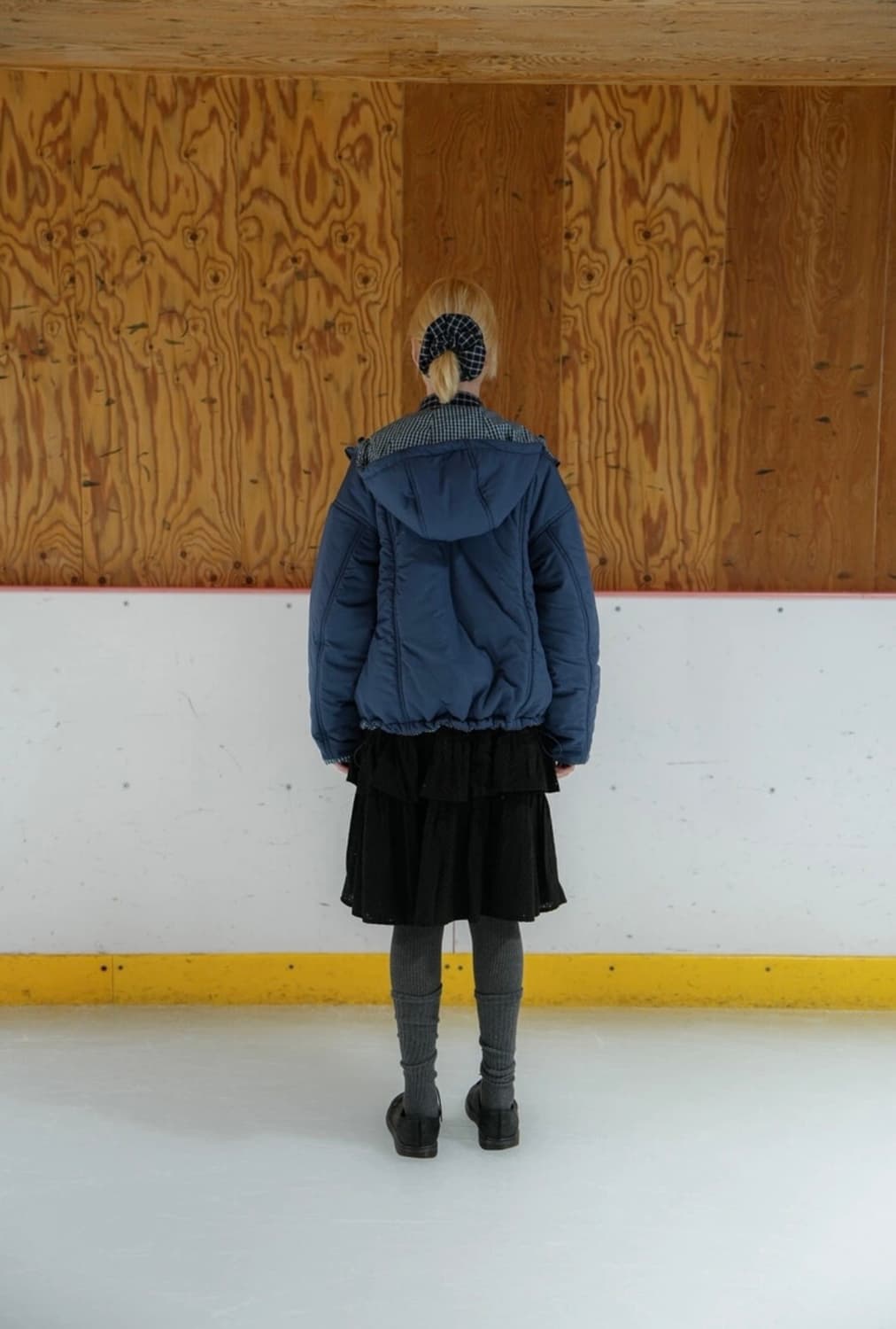 24FW 예디아카이브 리버시블 후드 패딩(navy) 상품이미지3