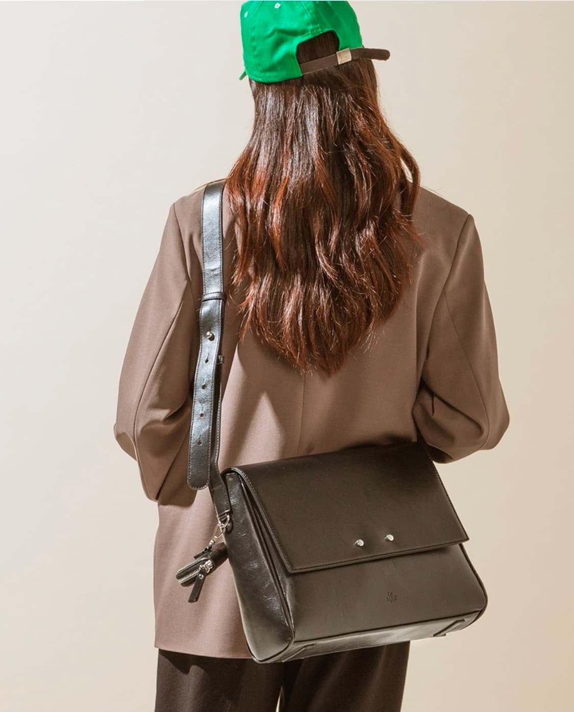 르마인(Lemine) 가죽 미니포켓 크로스백 상품이미지6