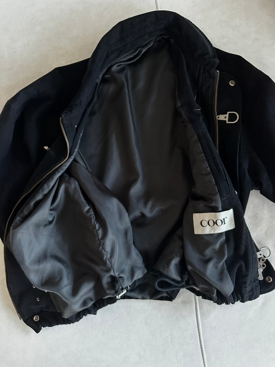 워시드 파이어맨 자켓 (워시드블랙) 상품이미지3