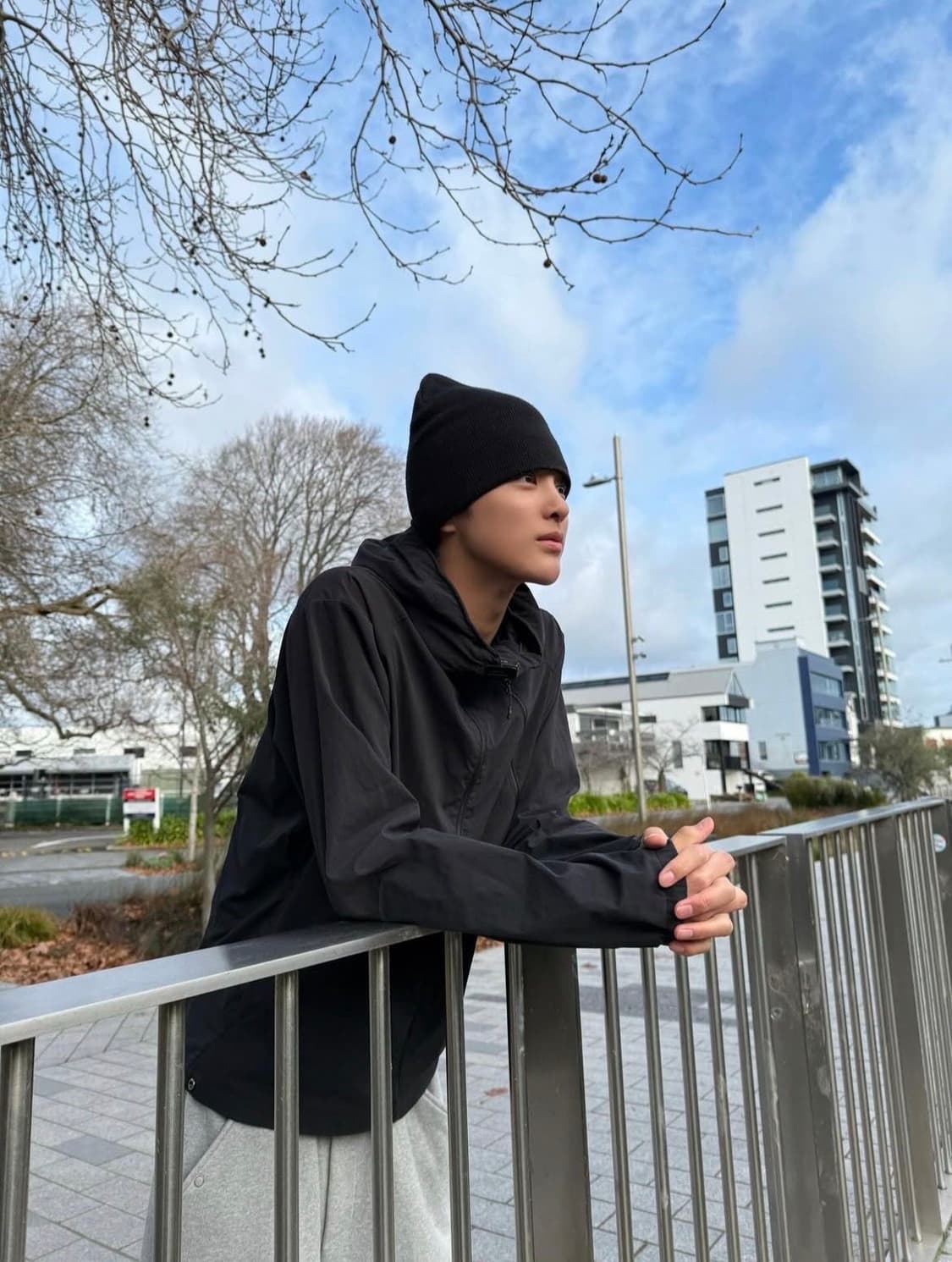 롱비니 블랙 Long Beanie 상품이미지2