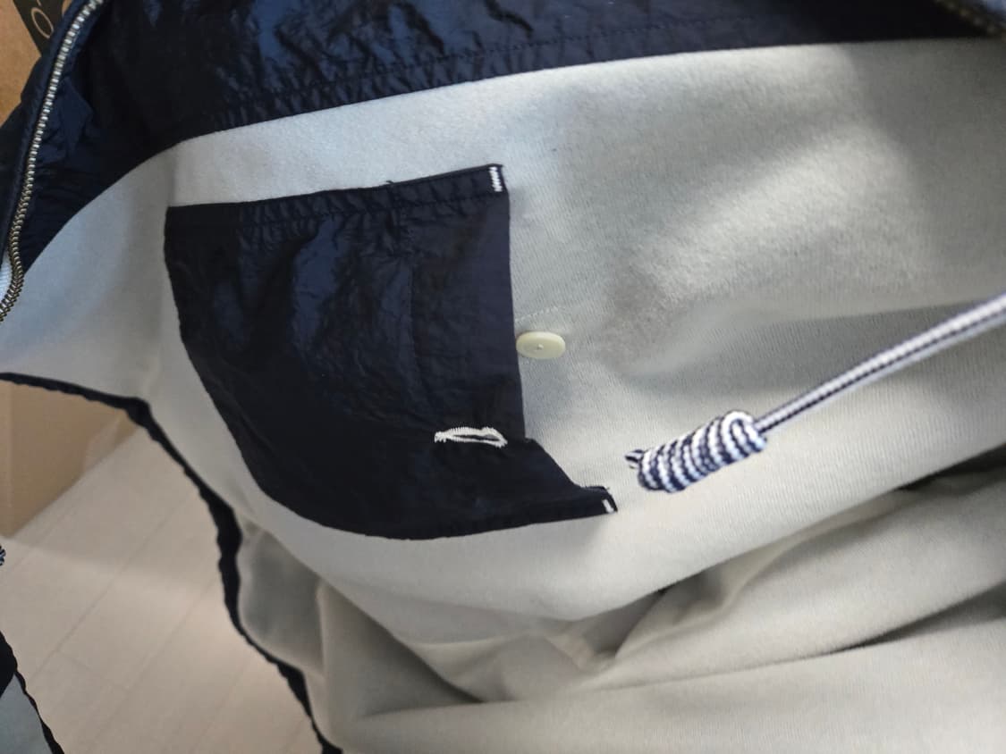 나나미카 윈드파카 네이비 M 상품이미지5