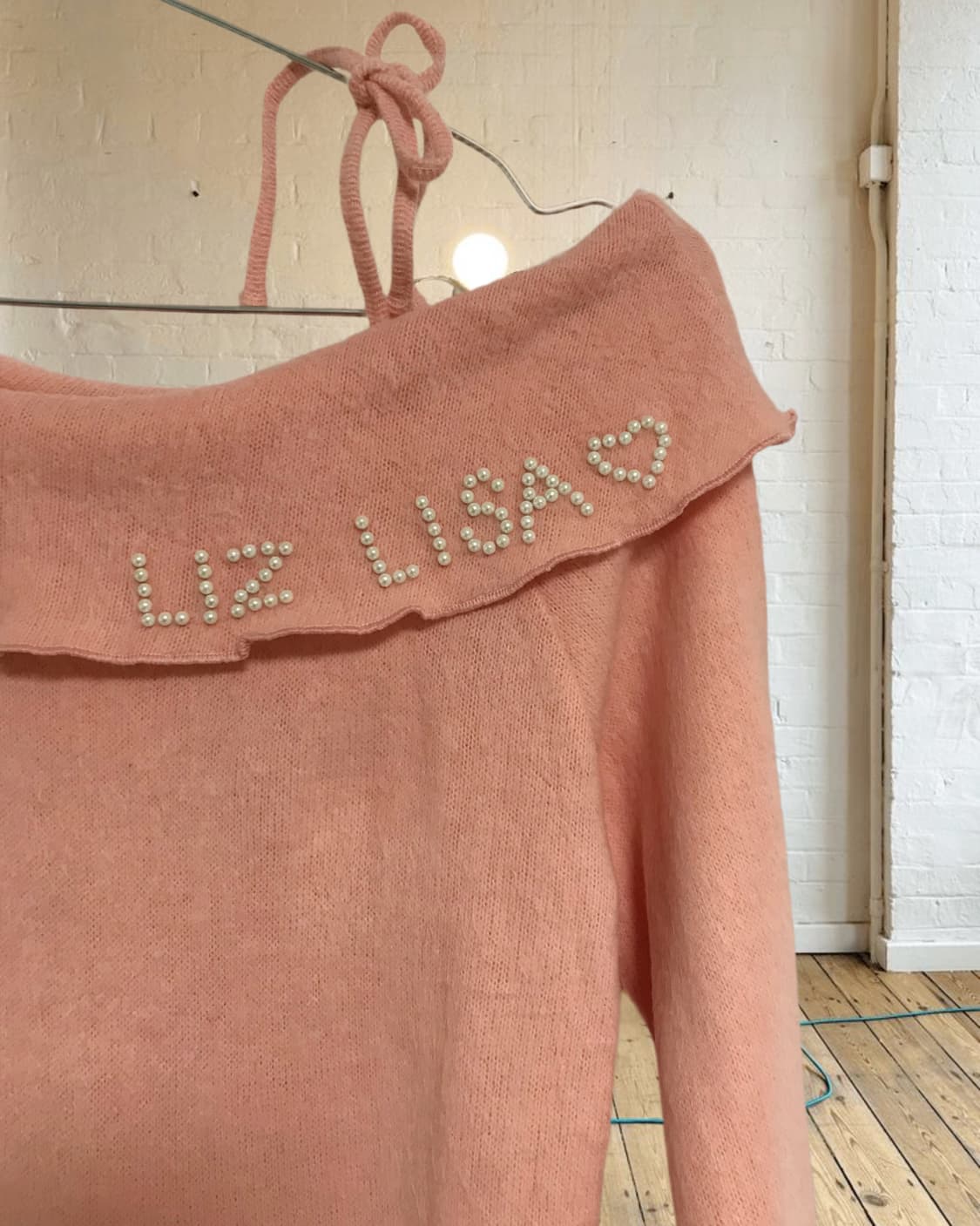 vintage Liz lisa off-shoulder knit 상품이미지7