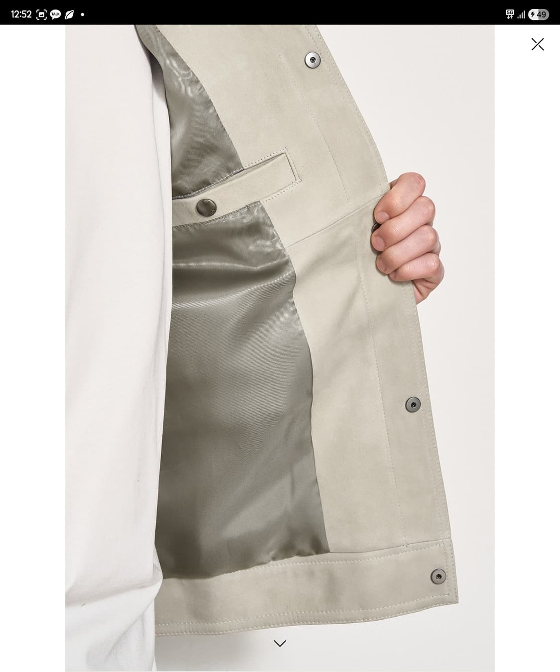 타임옴므 25SS 고트 스웨이드 트러커 자켓 상품이미지4