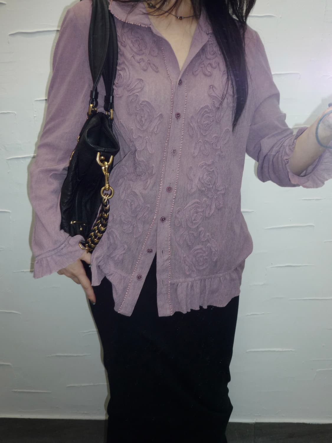 deep pink feminine cardigan 상품이미지2