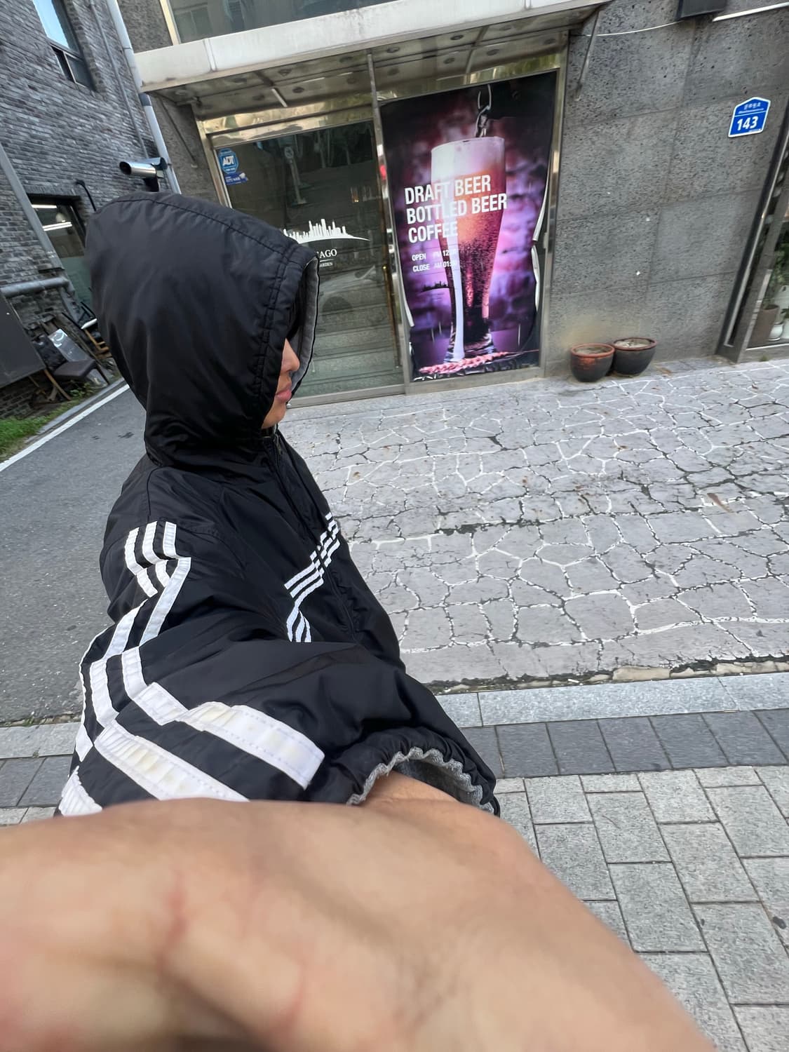 아디다스 검흰 그레이 리버시블 자켓 상품이미지1