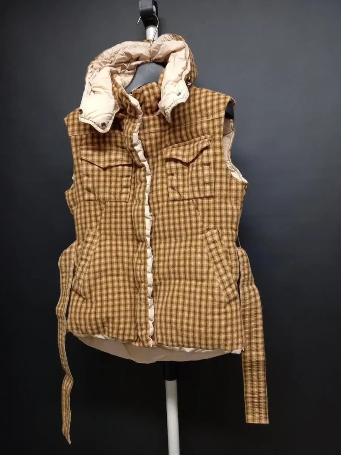 타임 TIME 리버시블 구스 숏 패딩 베스트 33.44 상품이미지3