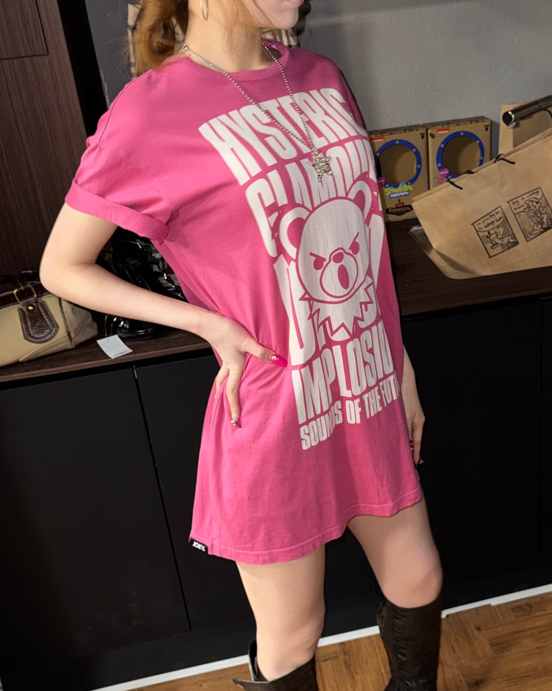 히스테릭 글래머 퍽베어 반팔  상품이미지3