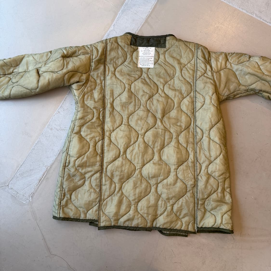 예스터데이스 투모로우 m65 퀼팅 라이너 자켓 상품이미지5