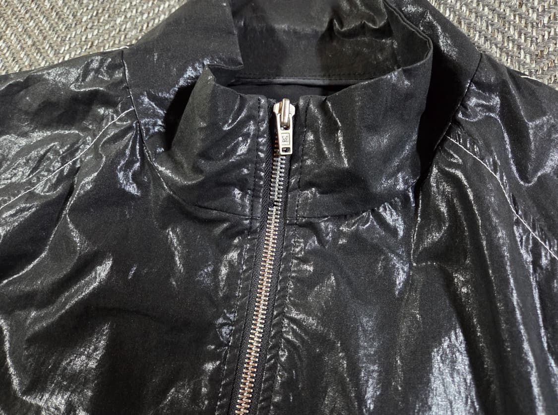 Matin Kim 마뗑킴 블랙 코팅 바람막이 자켓 상품이미지6