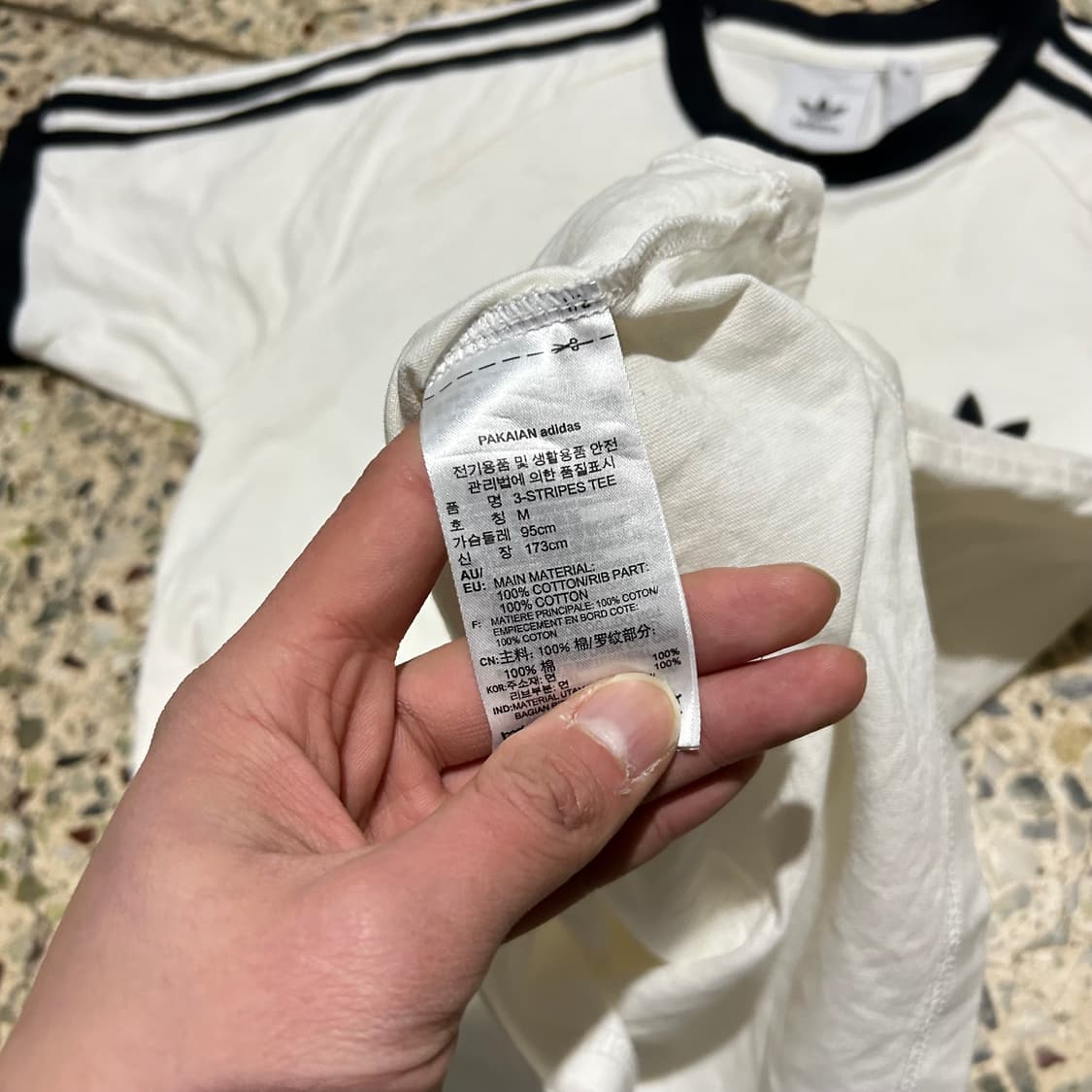 아디다스(ADIDAS)화이트 링거티 상품이미지5