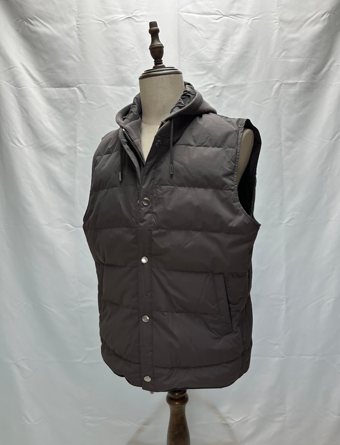 [정품인증] 브루넬로쿠치넬리 레이어드 구스다운 패딩 베스트 XL 상품이미지3