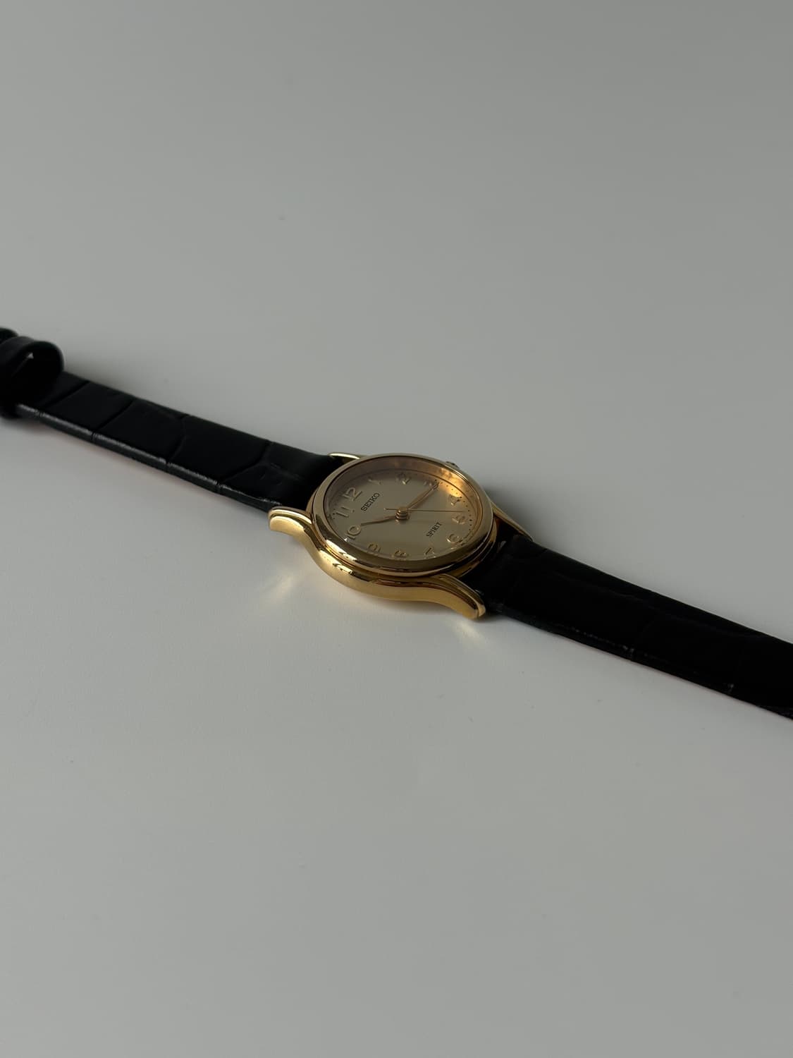 세이코 1990년대 Spirit 아라빅 인덱스 골드 쿼츠 여성 상품이미지5