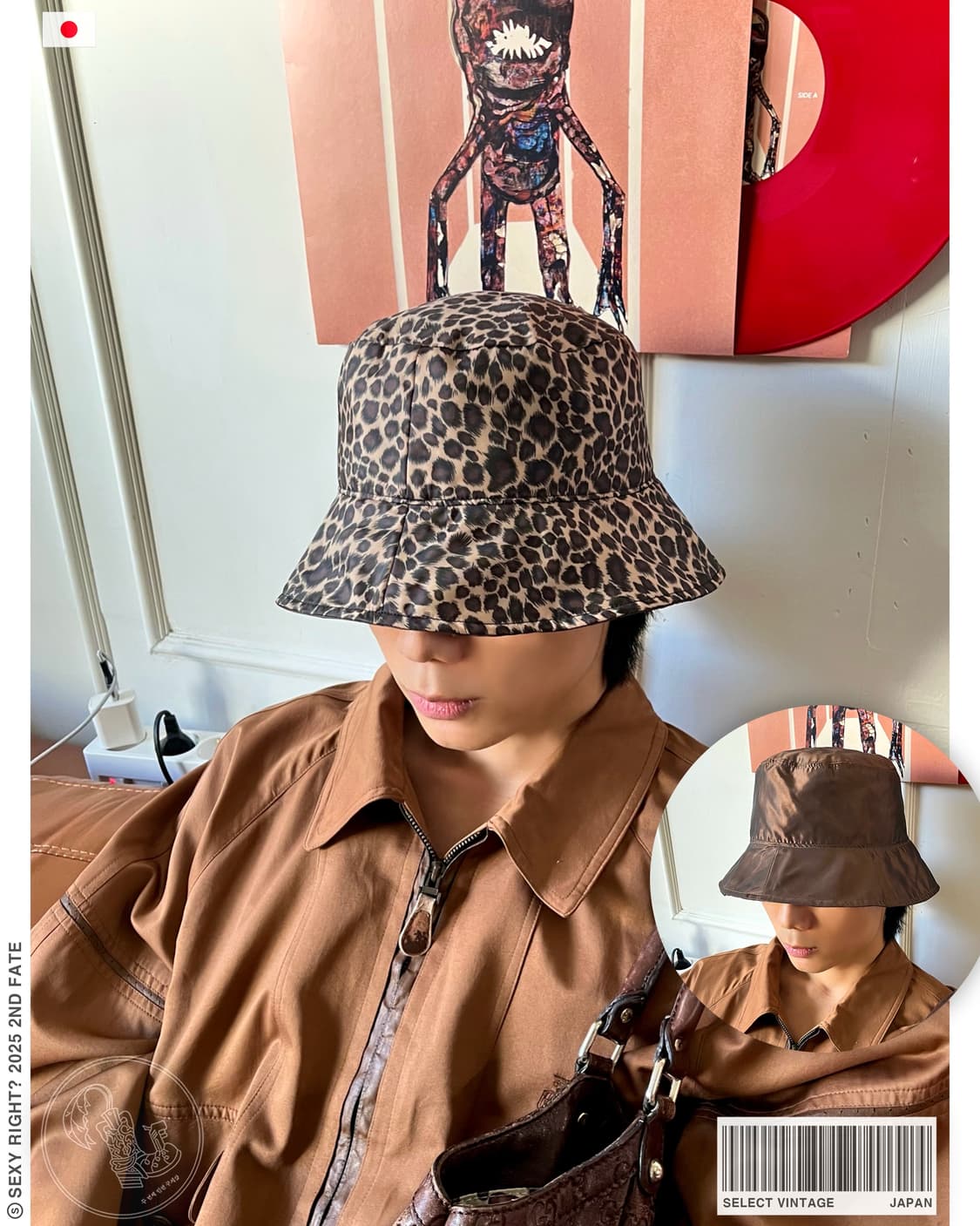 JPN Vintage Reversible 2-Way Bucket Hat 상품이미지1