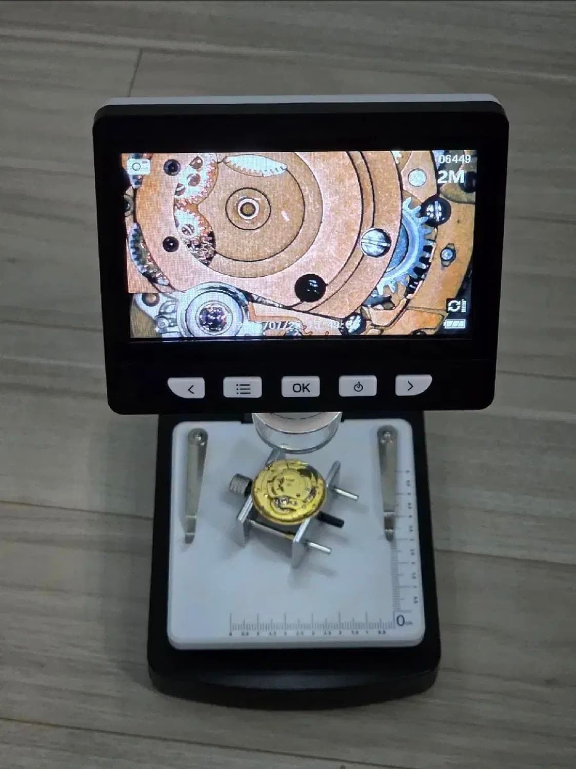 디지털 전자 현미경 11cm HD 모니터 50-1000X 확대 휴대폰과  상품이미지3