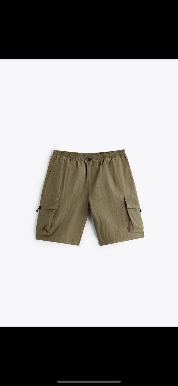 자라 파라슈트 버뮤다 카고 쇼츠 Khaki 8281/390 상품이미지6